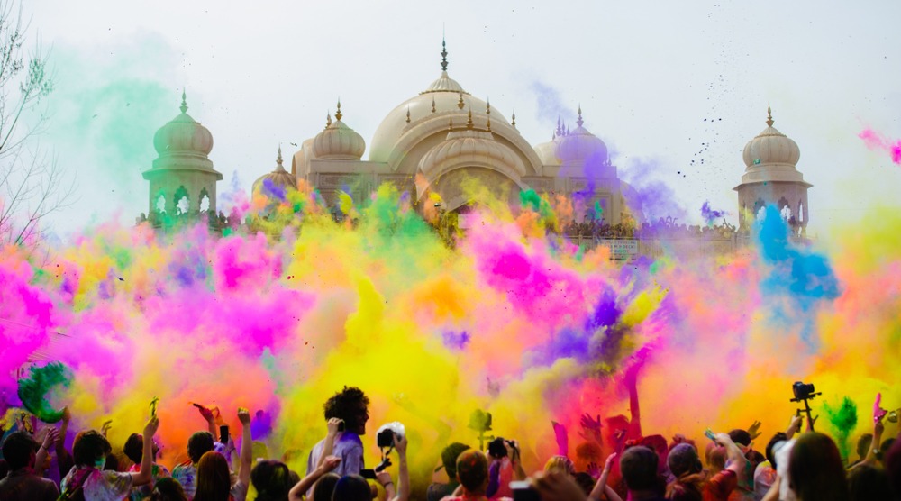 festival des couleurs Holi