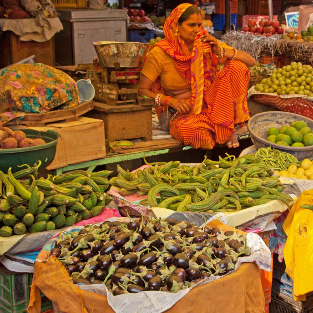le marché de Jaipur
