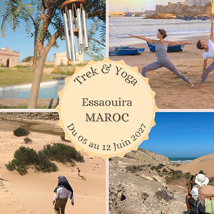 TREK YOGA à ESSAOUIRA EN CHAMBRE DOUBLE/TWIN
