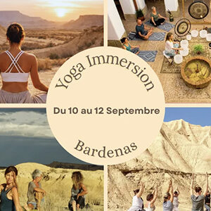 WEEK-END YOGA AU CŒUR DES BARDENAS EN CHAMBRE 2 PERSONNES